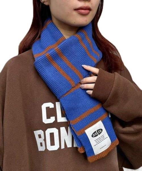ジャカードストール 山羊カシミヤ混紡 男女兼用 35×190cm ジャカードストール 山羊カシミヤ混紡 男女兼用 35×190cm