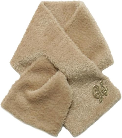 ポール＆ジョー(PAUL ＆ JOE) ファーマフラー ブローチ付