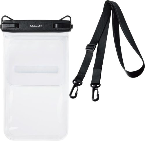 エレコム(ELECOM) スマートフォン用防水ケース IPX8 2ポケットタイプ P-WPS2P05