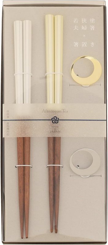 アフタヌーンティー・リビング(Afternoon Tea LIVING) 若狭塗抗菌夫婦箸&箸置きセット HC86