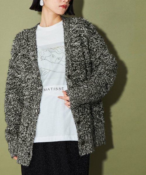 シテン(CITEN) ループフリンジカーディガン