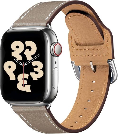 LOVLEOP アップルウォッチ バンド レザー コンパチブル