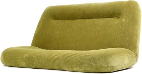 ロウヤ(LOWYA) 2人掛け座椅子 ポケットコイル座面 あぐらもかける フロアソファ F101_G1011_20004U