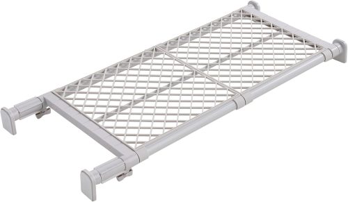 平安伸銅工業(HEIAN SHINDO) 突っ張り棚 強力 ワイド メッシュ ホワイト 耐荷重50〜30kg 幅73〜112cm TAI-17