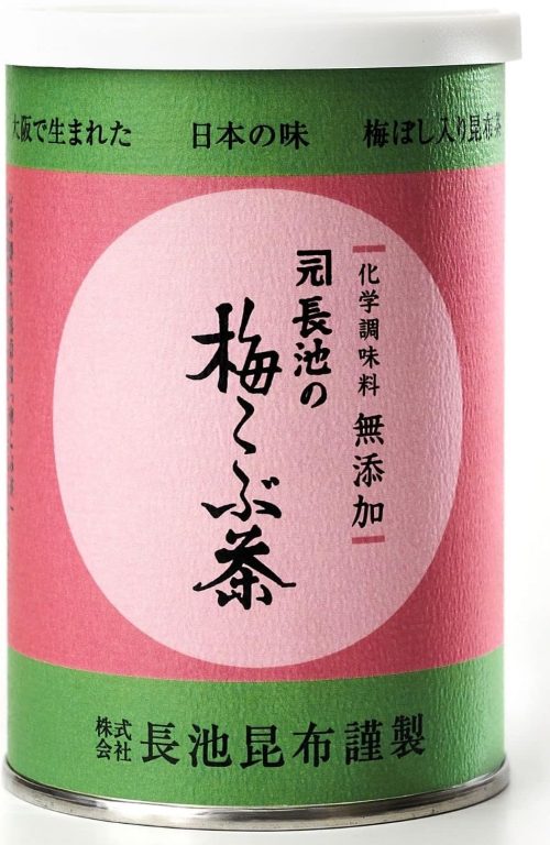 長池昆布 長池の梅昆布茶 缶入り
