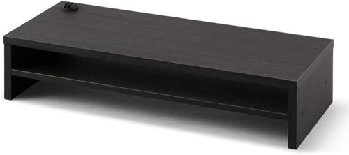 アイリスオーヤマ(IRIS OHYAMA) モニター台 棚板付き LUCA MNS-590T-BO