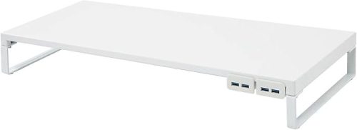 リヒトラブ(LIHIT LAB.) 机上台 USB 3.0ハブ付 A-7334