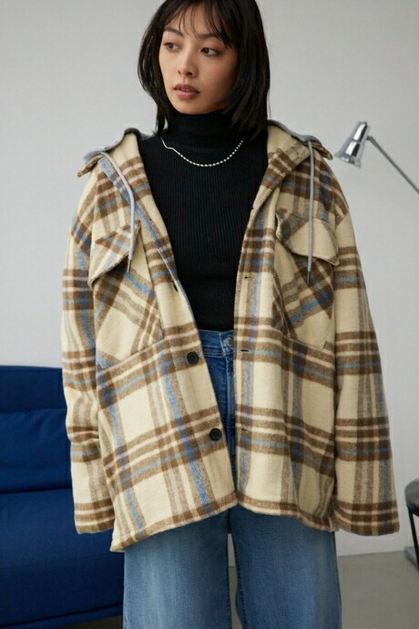 アズールバイマウジー(AZUL by moussy) 中綿キルトCPOジャケット