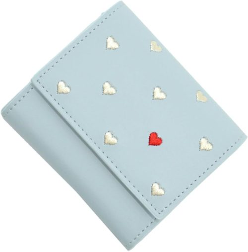 アルトローズ(ALTROSE) 三つ折り財布 ボックスコイン 3つ折り ミニ財布 ハート 刺繍 ラミー