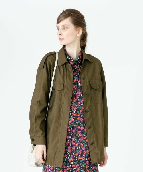 アルアバイル(allureville) コットンバックサテンCPOジャケット