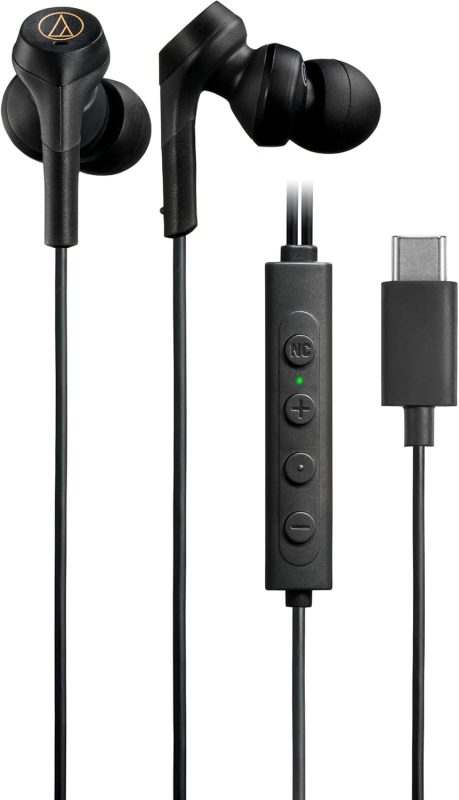 オーディオテクニカ(audio-technica) ノイズキャンセリングUSB Type-C用イヤホン ATH-CKS330NC