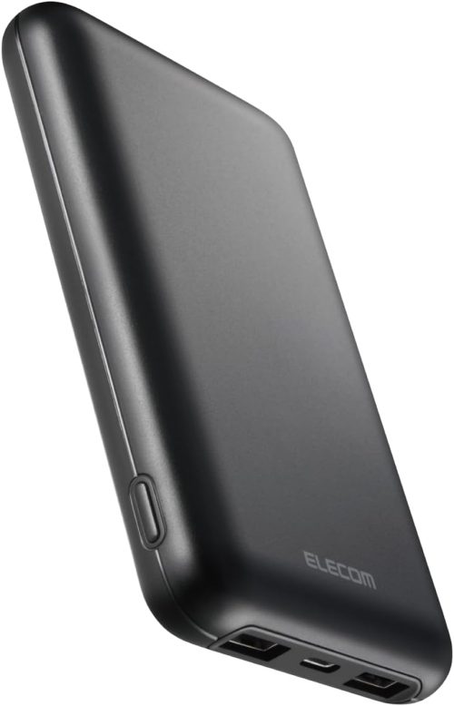エレコム(ELECOM) 薄型コンパクトモバイルバッテリー DE-C44-10000 2023
