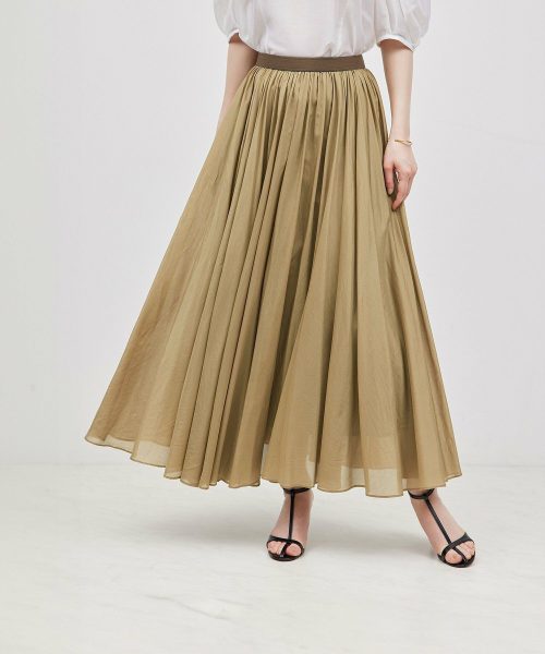 ロペ(ROPE') シルクコットンサーキュラースカート