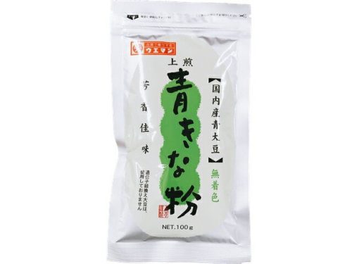 上万糧食製粉所 青きな粉