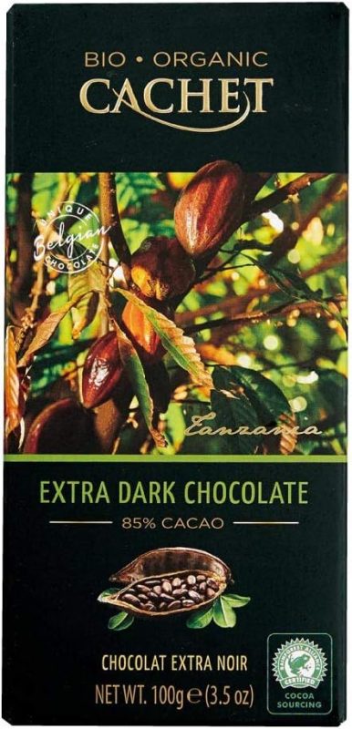 カシェ(Cachet) オーガニック エクストラダークチョコレート 85%