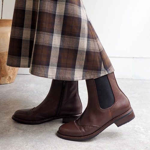 あしながおじさん 軽量 サイドゴアブーツ