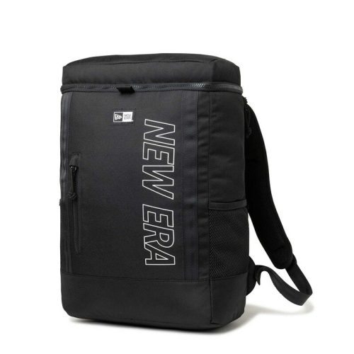 ニューエラ(New Era) ボックスパック ミディアム 25L アウトライン ブラック × ホワイト