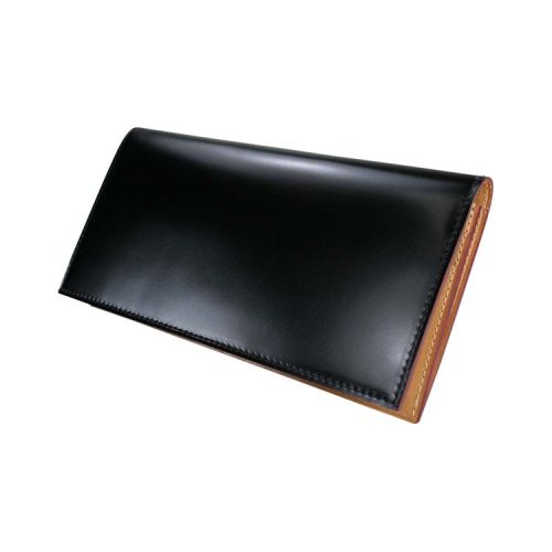 ガンゾ(GANZO) コードバン ファスナー小銭入れ付き長財布