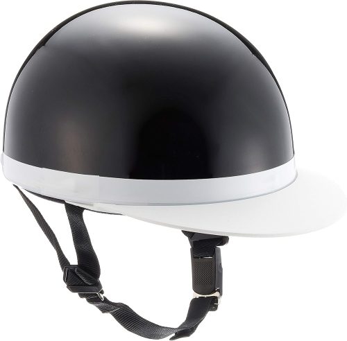 バイクパーツセンター ヘルメット 半キャップ 白ツバ KC-100A 7101