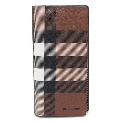 バーバリー(BURBERRY) チェック&レザー コンチネンタルウォレット
