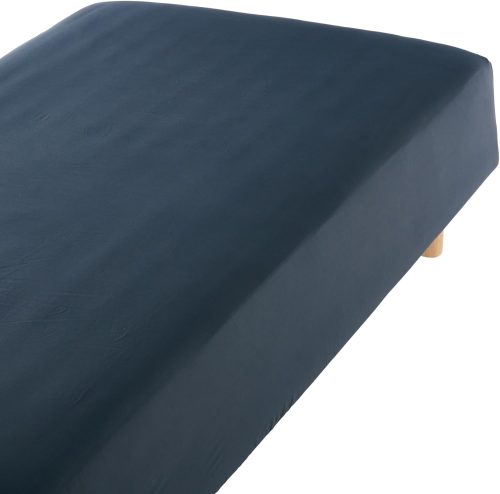 無印良品 再生ポリエステル 乾きやすい ボックスシーツ・SD 84257094