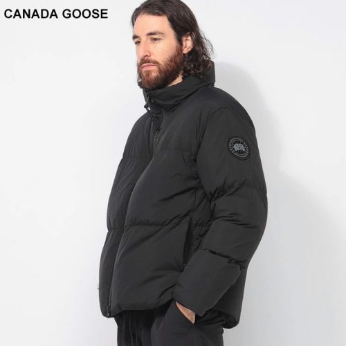 カナダグース(CANADA GOOSE) ローレンス パッファー ジャケット ブラックレーベル