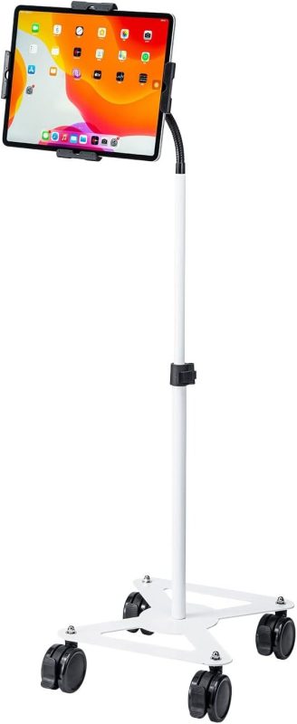 サンワサプライ(SANWA SUPPLY) iPad・タブレット用キャスター付スタンド CR-LASTTAB34W