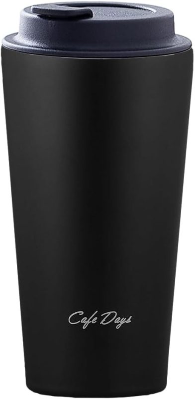 アイリスオーヤマ(IRIS OHYAMA) Cafe Days タンブラー トラベラーリッド付き スリムタイプ 350mL NCD-TLT350