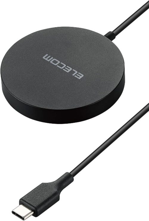 エレコム(ELECOM) マグネットQi2規格対応ワイヤレス充電器 15W・卓上 W-MA04