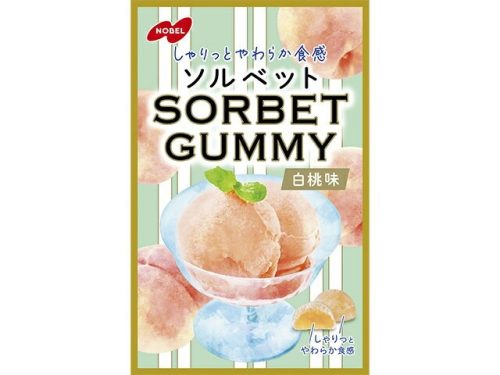 ノーベル製菓 ソルベットグミ 白桃味