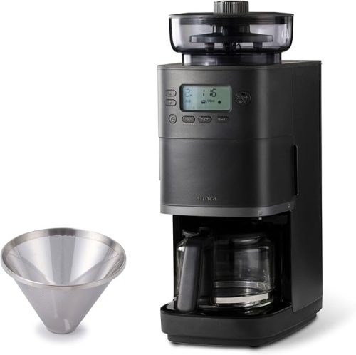 シロカ(siroca) コーン式全自動コーヒーメーカー カフェばこPRO CM-6C261