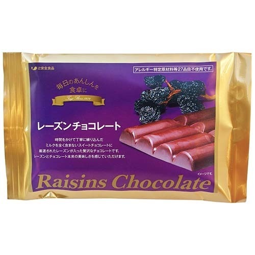 辻安全食品 レーズンチョコ