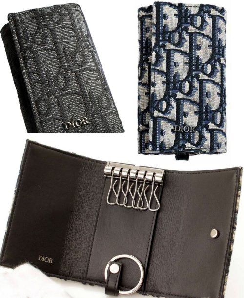 Dior ブラック レザー キーケース（※お得情報！） Dior ブラック レザー キーケース（※お得情報！） ☆入手困難