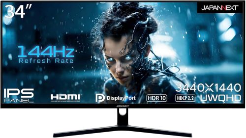 JAPANNEXT ゲーミングモニター JN-IPS34144UWQHDR