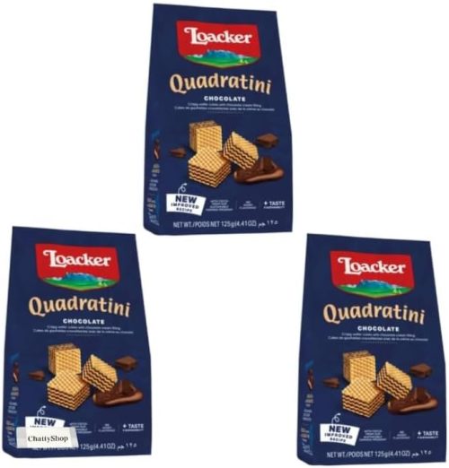 ロアカー(Loaker) ウエハース クワドラティーニ チョコレート