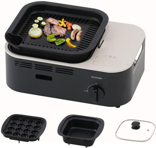 アイリスオーヤマ(IRIS OHYAMA) 減煙焼肉マルチカセットコンロ IGC-GYNT1