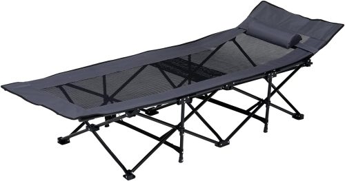 萩原 折りたたみ式アウトドアベッド 収納袋つき q3328