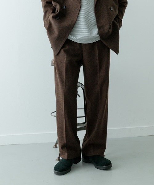 アーバンリサーチアイテムズ(URBAN RESEARCH ITEMS) ウール混テーパードパンツ
