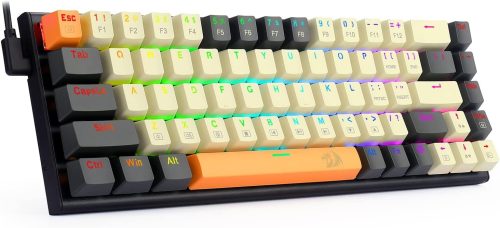 レッドラゴン(REDRAGON) ゲーミングキーボード 68KEY K633CGO-RGBTI