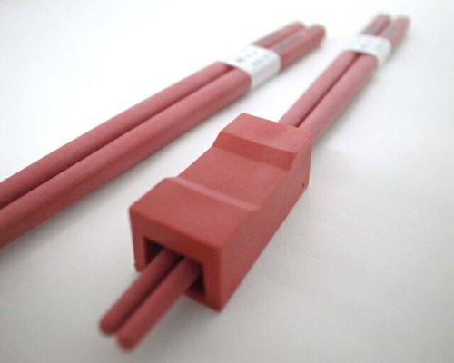 ユニオン産業 赤レンガ箸置き付エコ箸