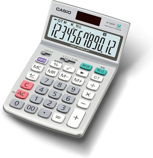カシオ(CASIO) 実務電卓 ジャストタイプ JF-120GT