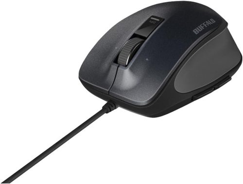 バッファロー(BUFFALO) プレミアムフィットマウス BSMBU505MBK
