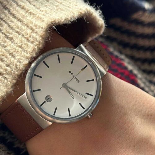 ベーリング(BERING) Unisex Classic Scandinavian Stitched calf leather