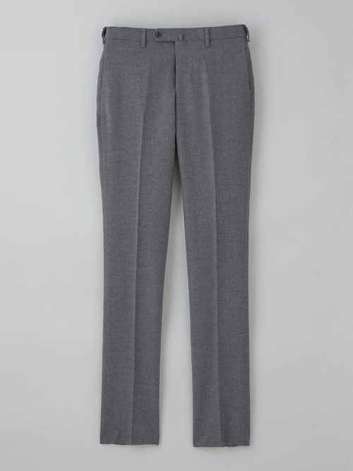 ユナイテッドアローズ(UNITED ARROWS) ライトサキソニー ノープリーツ テーパードパンツ ストレッチ