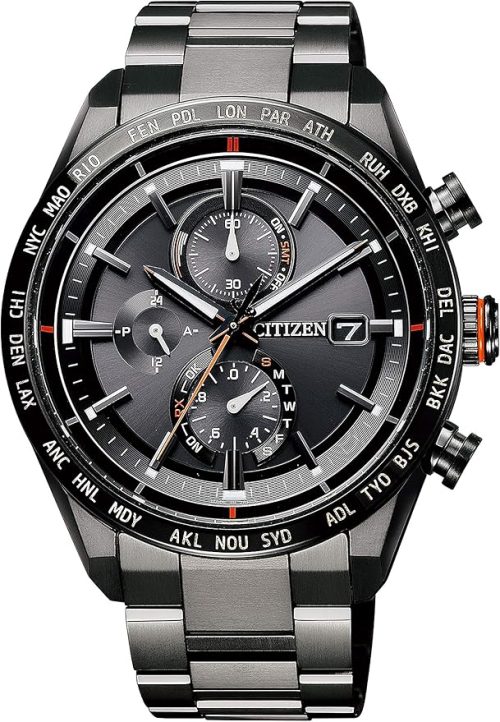 シチズン(CITIZEN) アテッサ ACT Line ブラックチタンシリーズ AT8185-62E