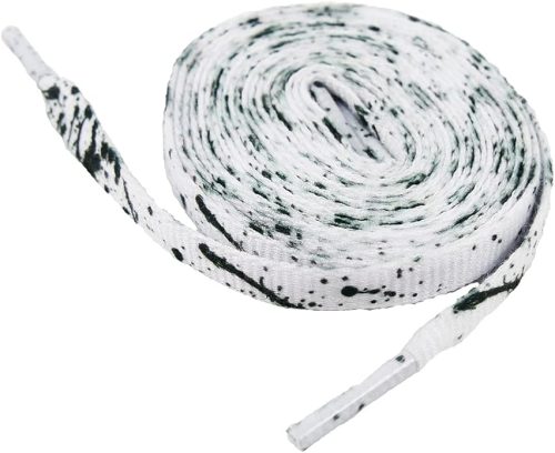 HIROMARUjp シューレース ペンキ 柄 SHOELACE 平紐 8mm幅