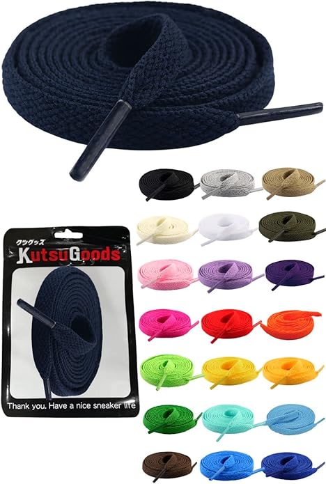 クツグッズ(KutsuGoods) フラット シューレース 8mm幅