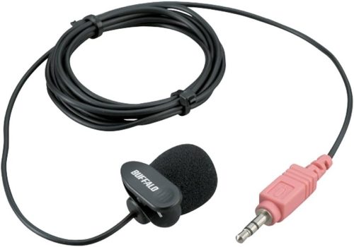 バッファロー(BUFFALO) マイクロフォン AUX ミニクリップ BSHSM03BK