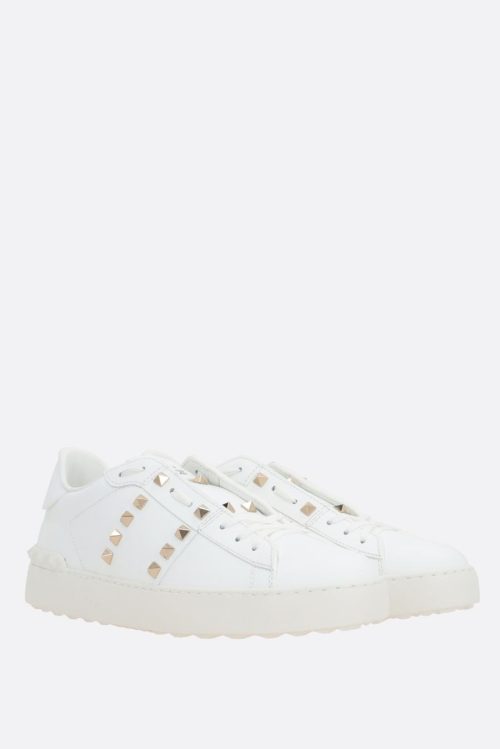 ヴァレンティノ(VALENTINO) ロックスタッズ アンタイトルド カーフスキン スニーカー