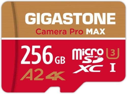 ギガストーン(Gigastone) マイクロSDカード 256GB Camera Pro Max A2 V30